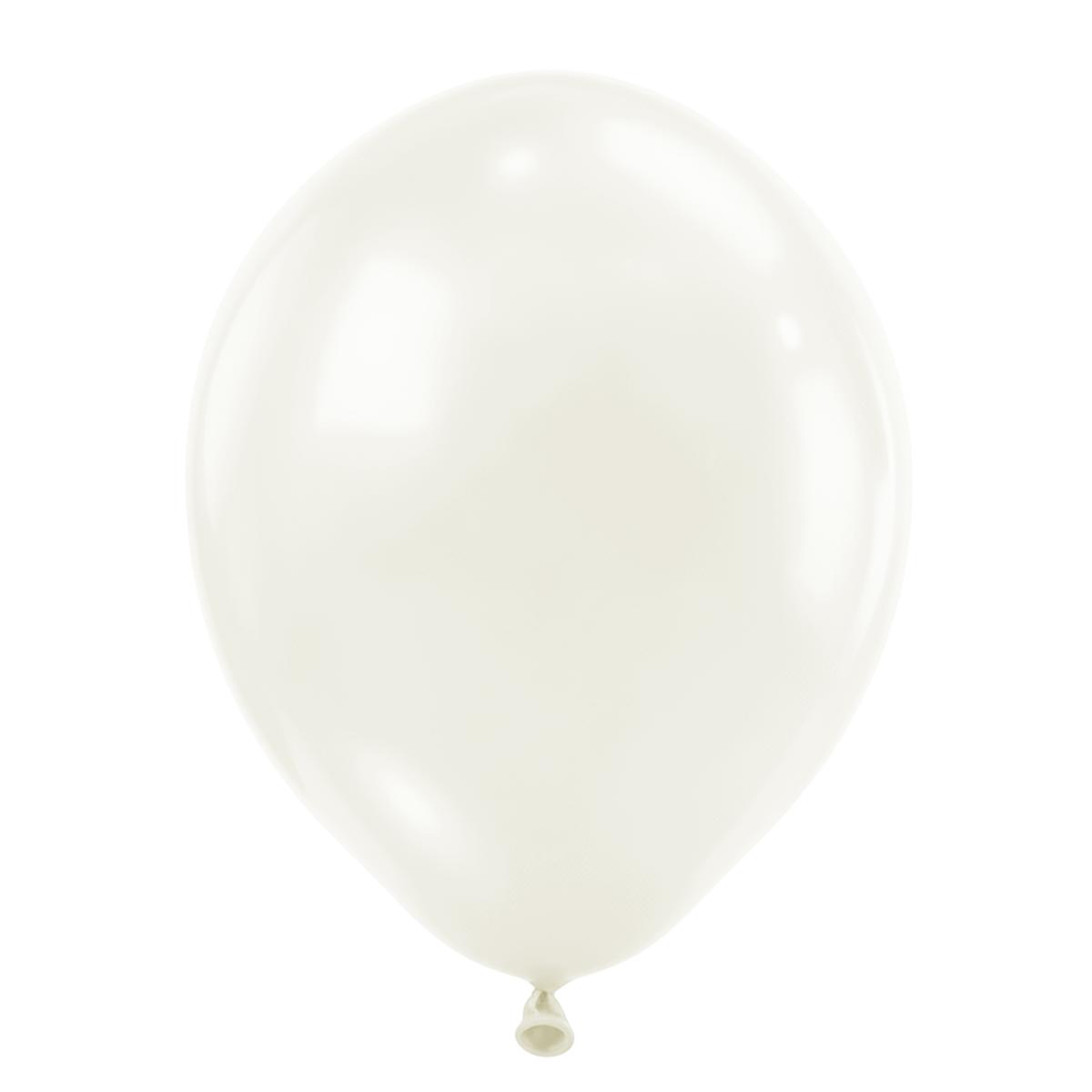 25 ballons - Ø46 cm - Blanc Amande