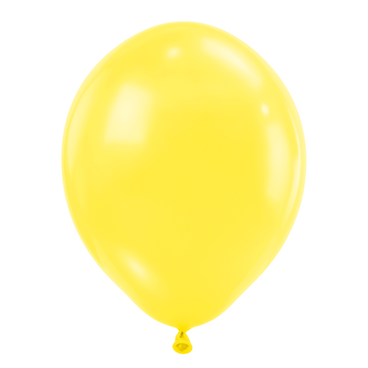 25 ballons de baudruche - Ø46 cm - Jaune