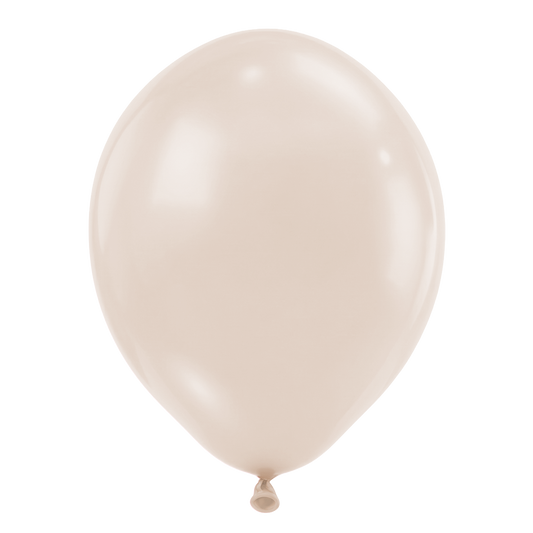 25 ballons - Ø46 cm - Crème pastel poussiéreuse