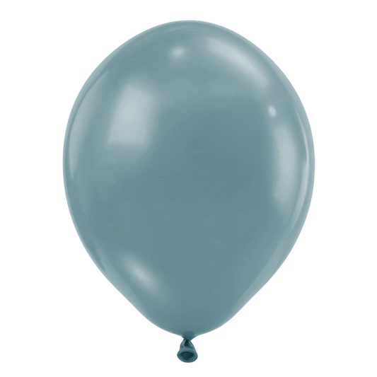 25 ballons - Ø46 cm - Bleu Crépuscule Pastel