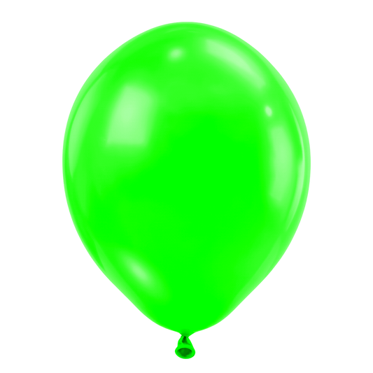 25 ballons - Ø46 cm - Vert fluo
