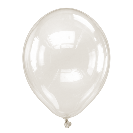 25 ballons - Ø46 cm - Cristal transparent
