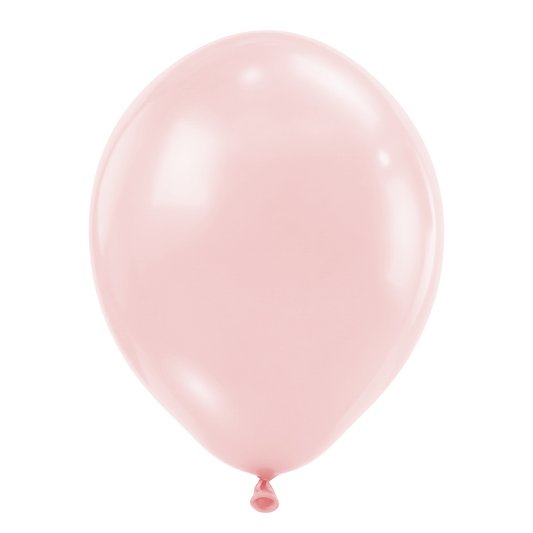 25 ballons - Ø46 cm - Rose pastel mat