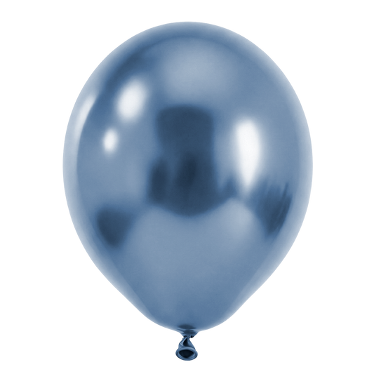 15 ballons de baudruche - Ø46 cm - Réflexion - Bleu