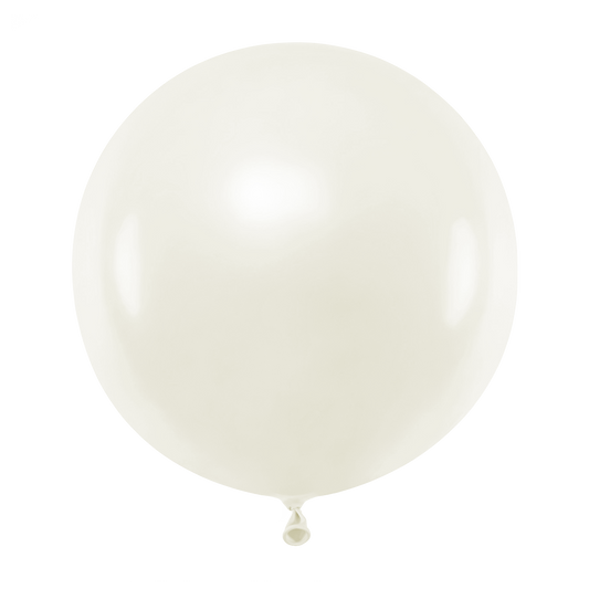 3 ballons - Ø61 cm - blanc amande