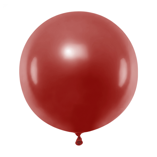 3 ballons - Ø61 cm - Rouge Impérial