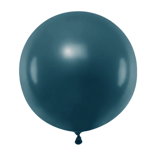 3 ballons - Ø61 cm - bleu sarcelle profond