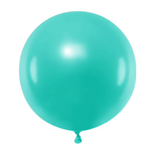 3 ballons - Ø61 cm - bleu des Caraïbes