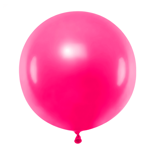 3 ballons - Ø 61 cm - fuchsia néon