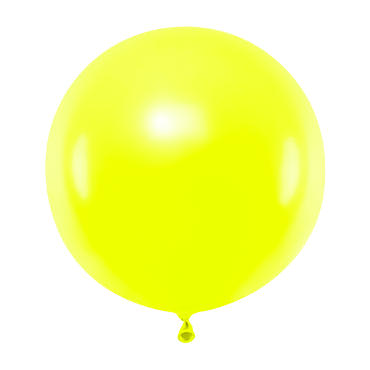 3 ballons - Ø61 cm - Jaune fluo