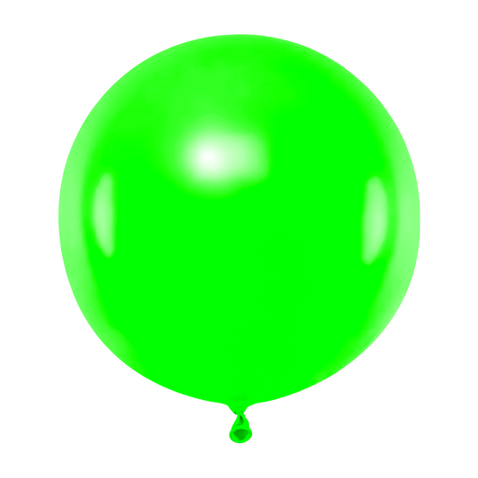 3 ballons de baudruche - Ø61 cm - vert néon