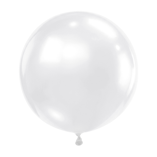 3 ballons de baudruche - Ø61 cm - Blanc Nacré