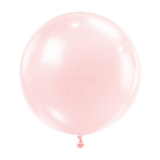 3 ballons - Ø61 cm - rose pastel mat