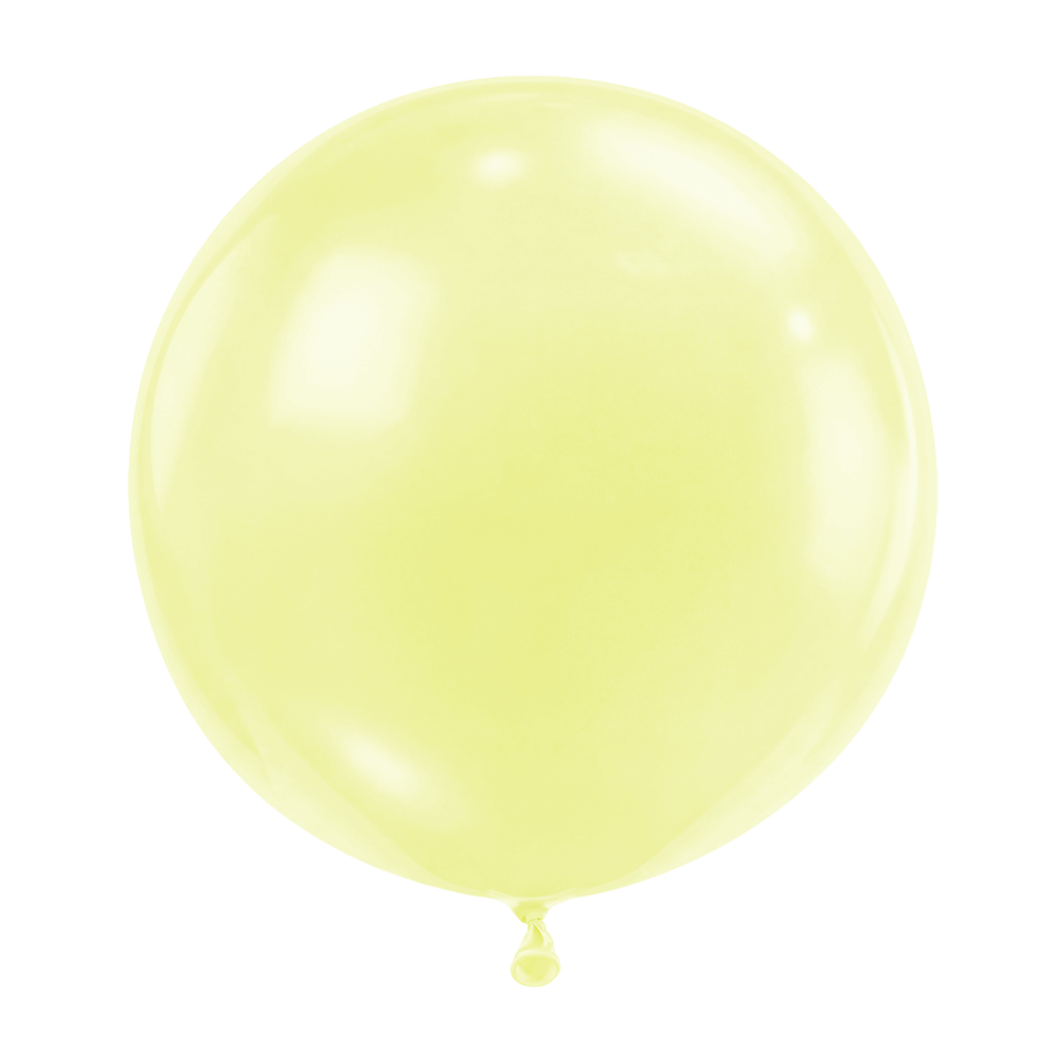 3 Ballons - Ø61 cm - Jaune Pastel Mat