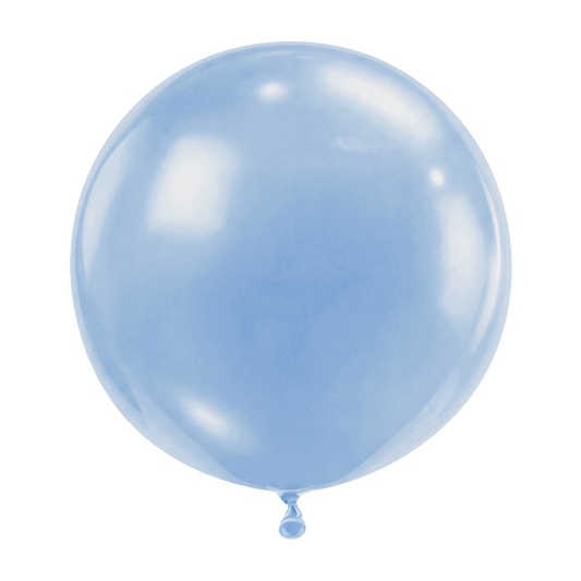3 ballons - Ø61 cm - Bleu pastel mat