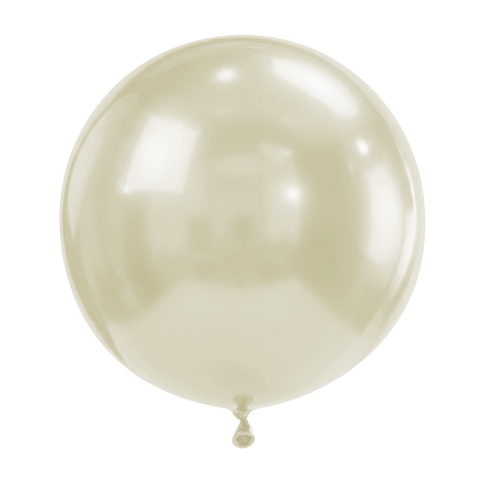 3 Ballons - Ø61 cm - blanc cassé nacré