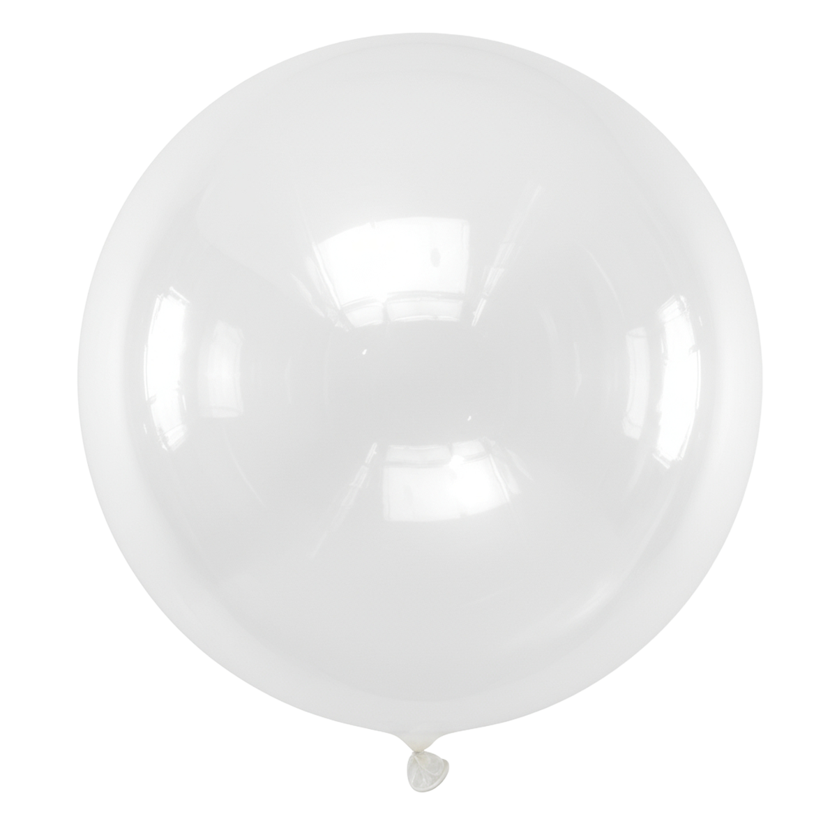 2 ballons - Ø91 cm - Cristal Transparent