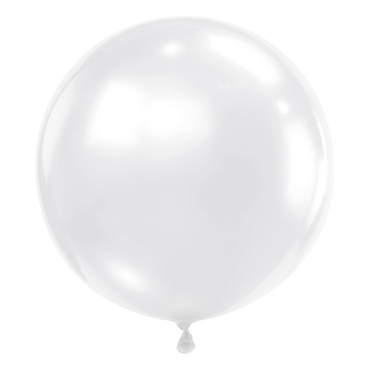 2 ballonnen - Ø91 cm - Parelmoerwit