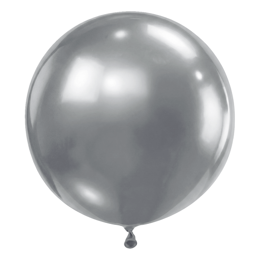 2 Ballonnen - Ø91 cm - Pearl Silver