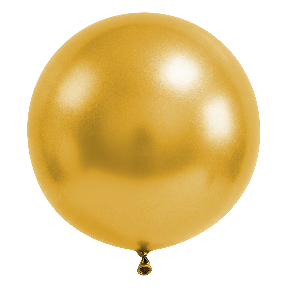 2 ballons de baudruche - Ø 91 cm - Or Métallisé