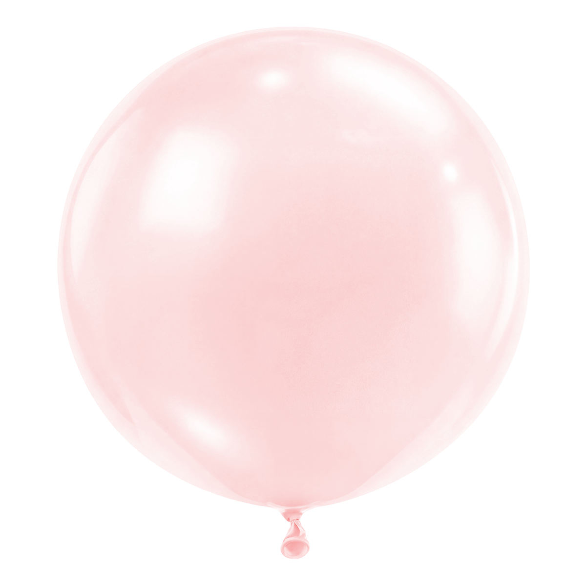 2 ballons - Ø91 cm - rose pastel mat