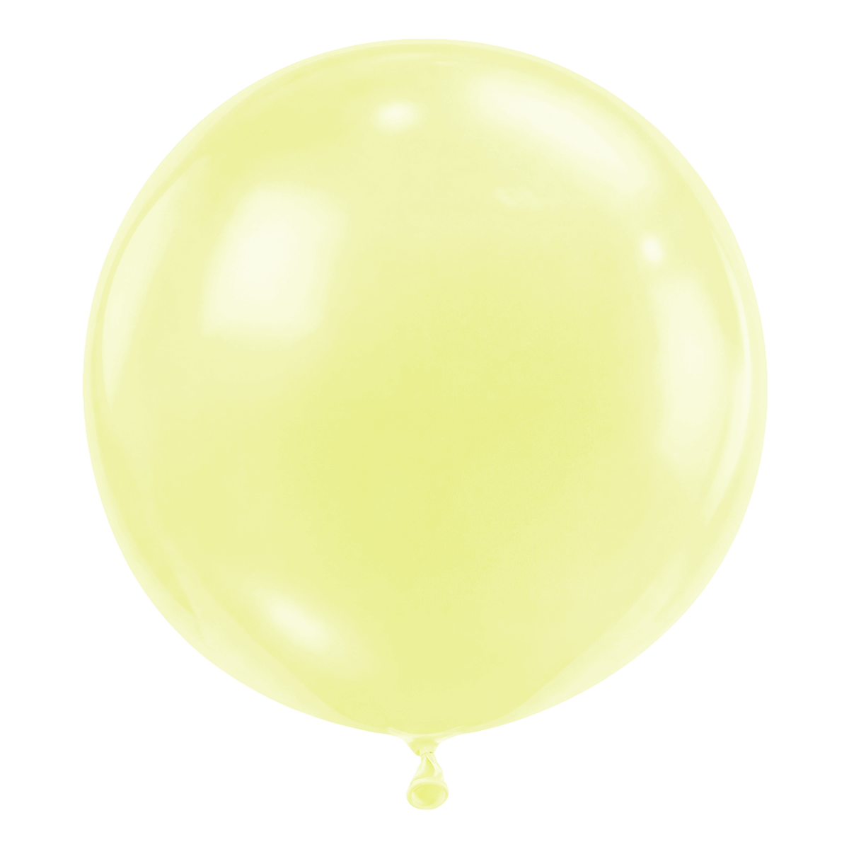 2 ballons - Ø91 cm - Jaune pastel mat