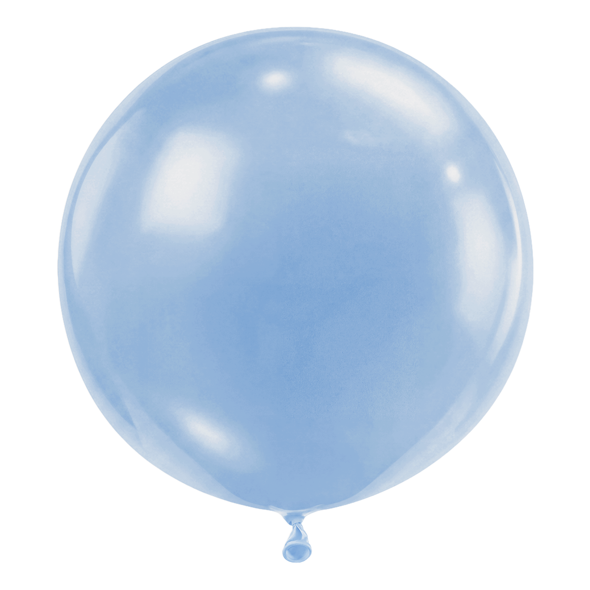 2 ballons - Ø91 cm - bleu mat pastel