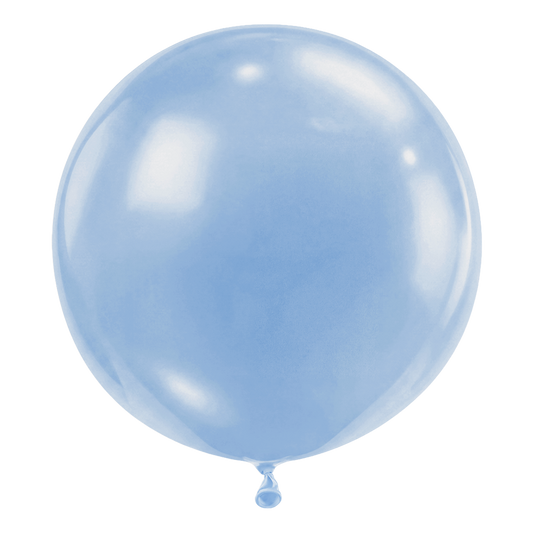 2 ballonnen - Ø91 cm - pastel matblauw