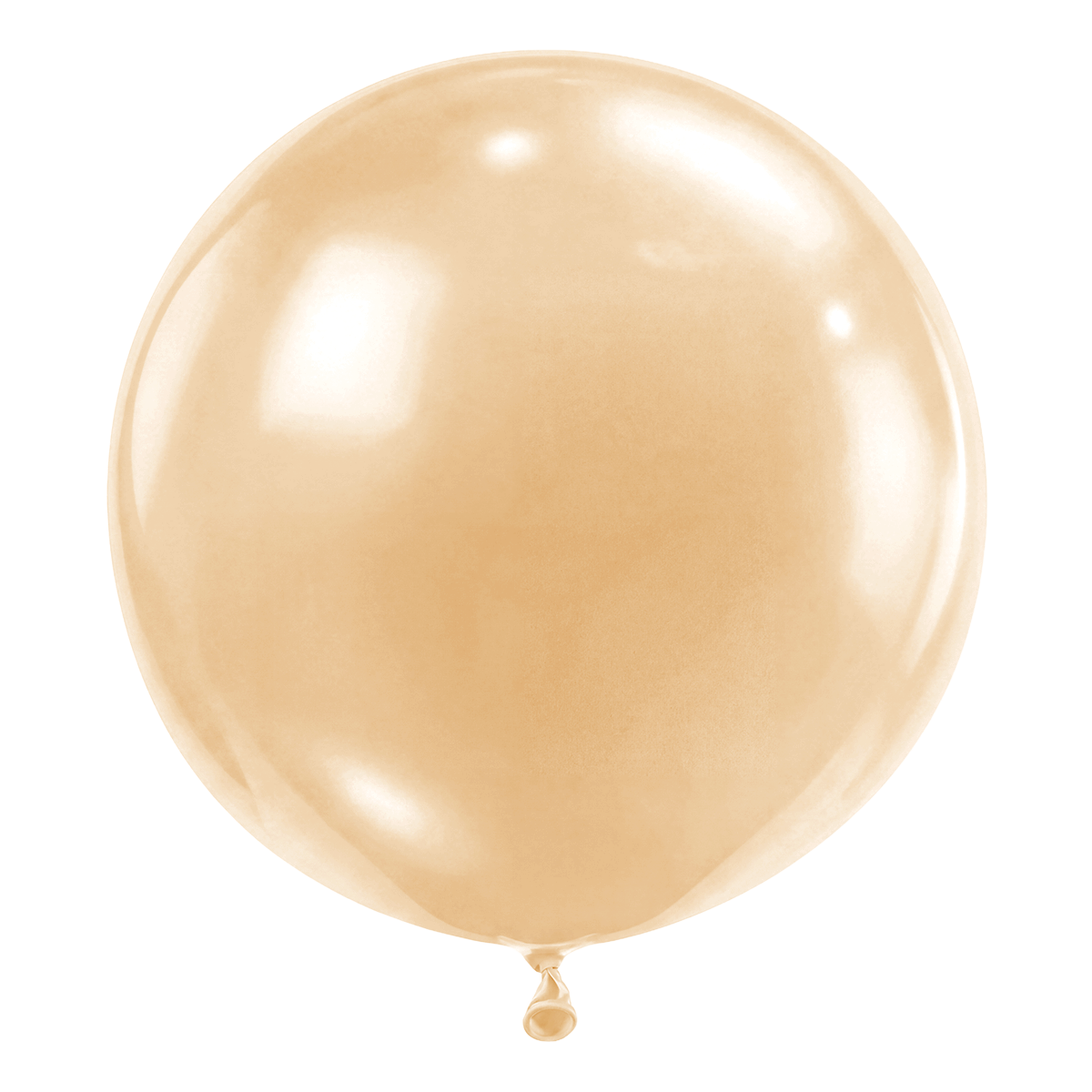 2 ballons de baudruche - Ø91 cm - Pastel Mat Nude