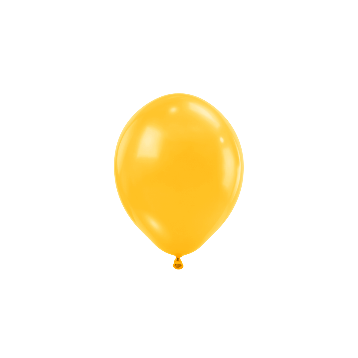 50 ballons de baudruche - Ø12 cm - Jaune Miel