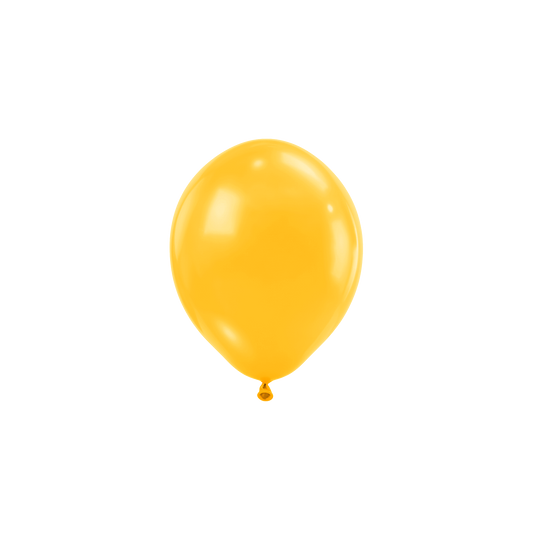 50 ballons de baudruche - Ø12 cm - Jaune Miel