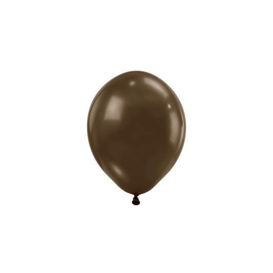 50 Ballons - Ø12 cm - Brun Chocolat