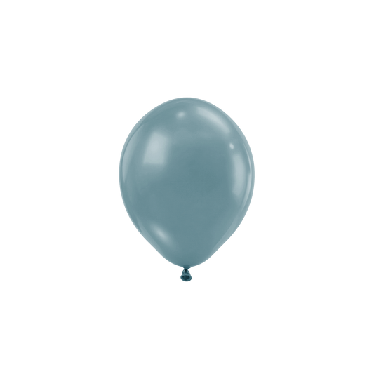 50 ballons de baudruche - Ø 12 cm - Bleu Crépuscule Pastel