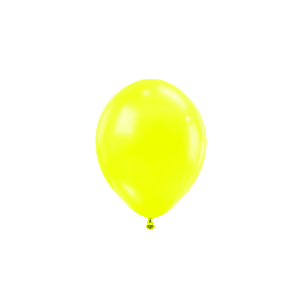 50 ballons - Ø 12 cm - Jaune fluo