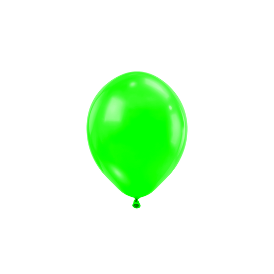50 Ballons - Ø12 cm - Vert néon