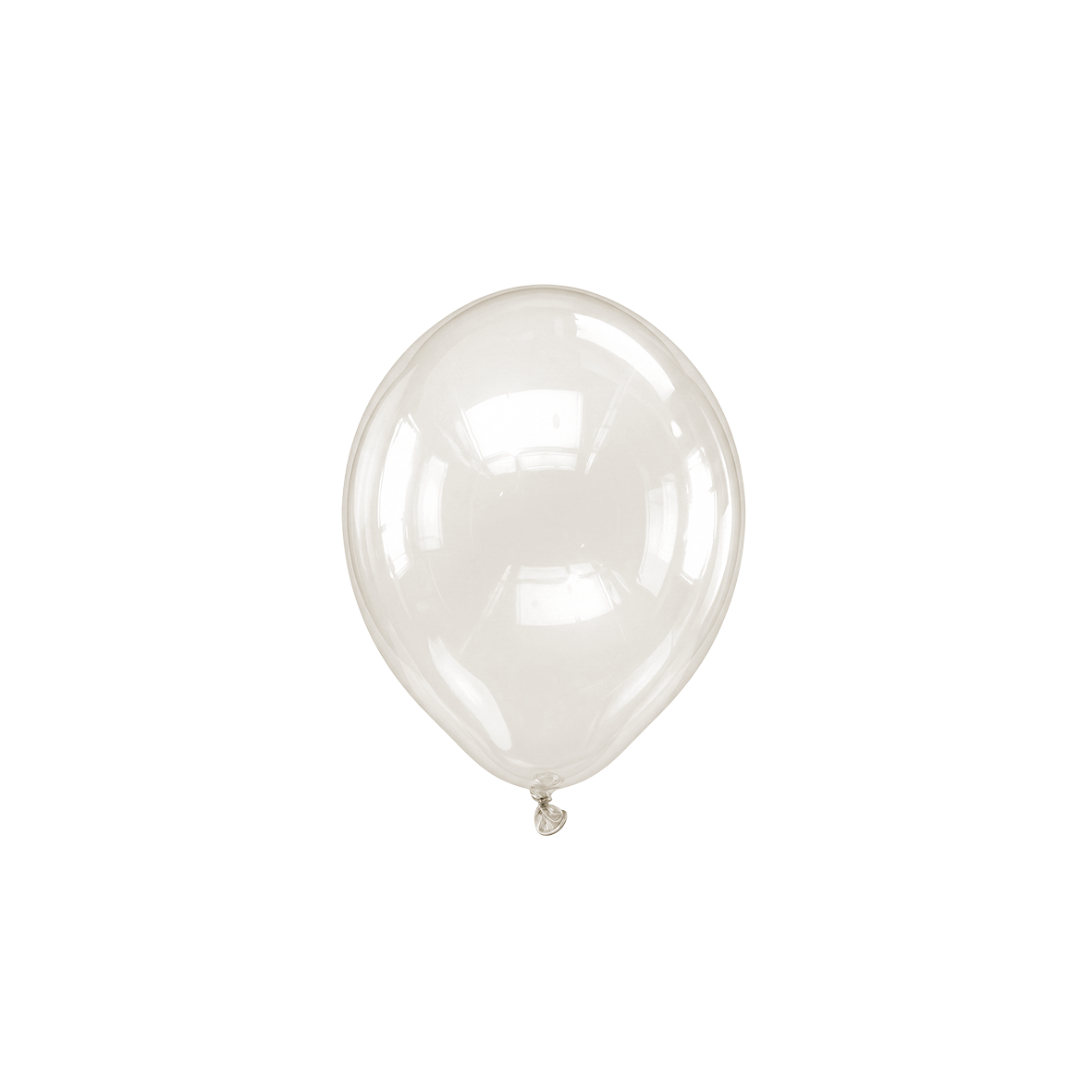 50 ballons de baudruche - Ø 12 cm - Transparent cristallin