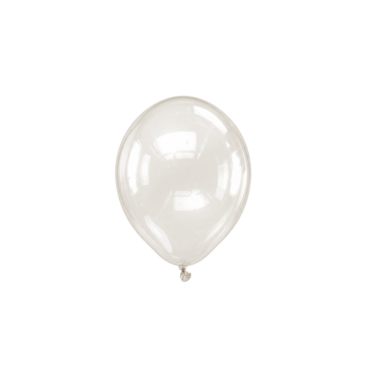 50 ballons de baudruche - Ø 12 cm - Transparent cristallin