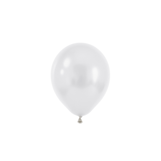 50 ballons de baudruche - Ø 12 cm - Blanc Perle