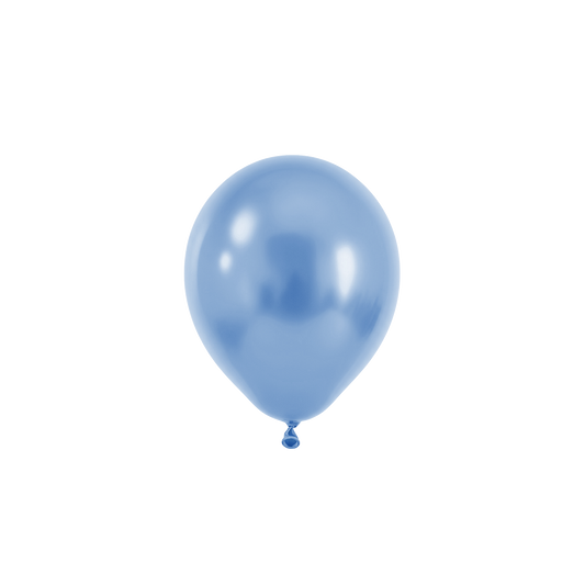 50 ballons - Ø12 cm - Bleu perlé