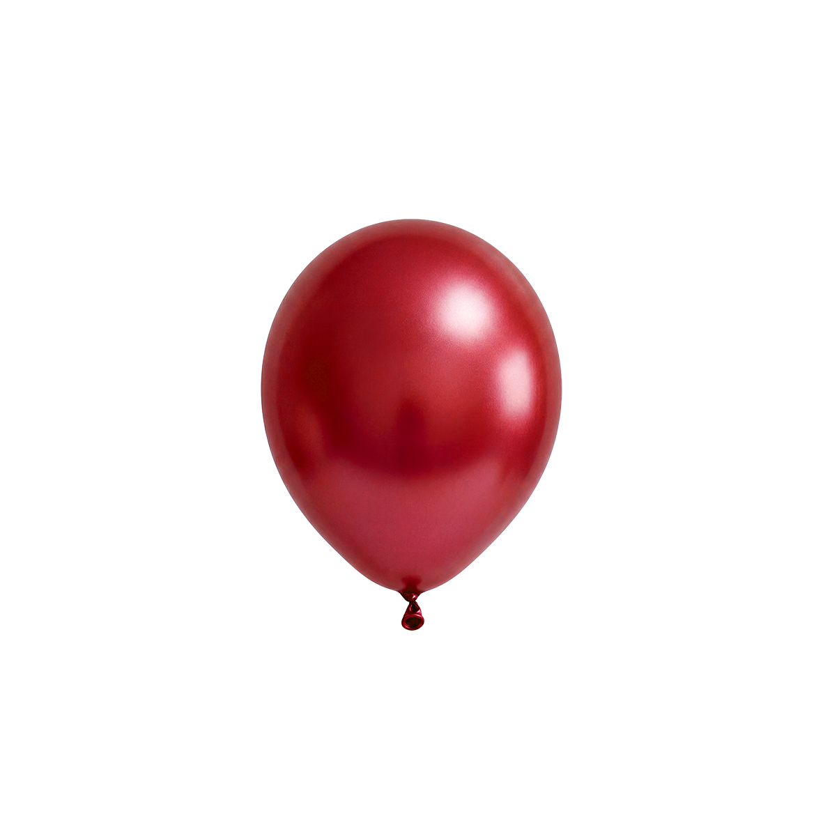 50 ballons de baudruche - Ø 12 cm - Rouge Métallisé