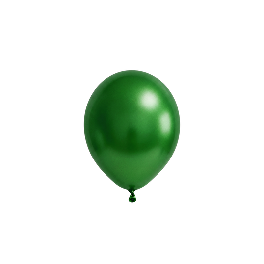 50 ballons de baudruche - Ø 12 cm - vert métallique