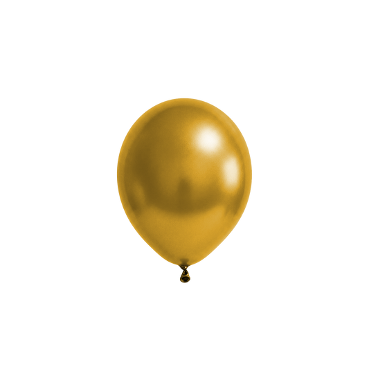 50 ballons - Ø 12 cm - Or Métallisé