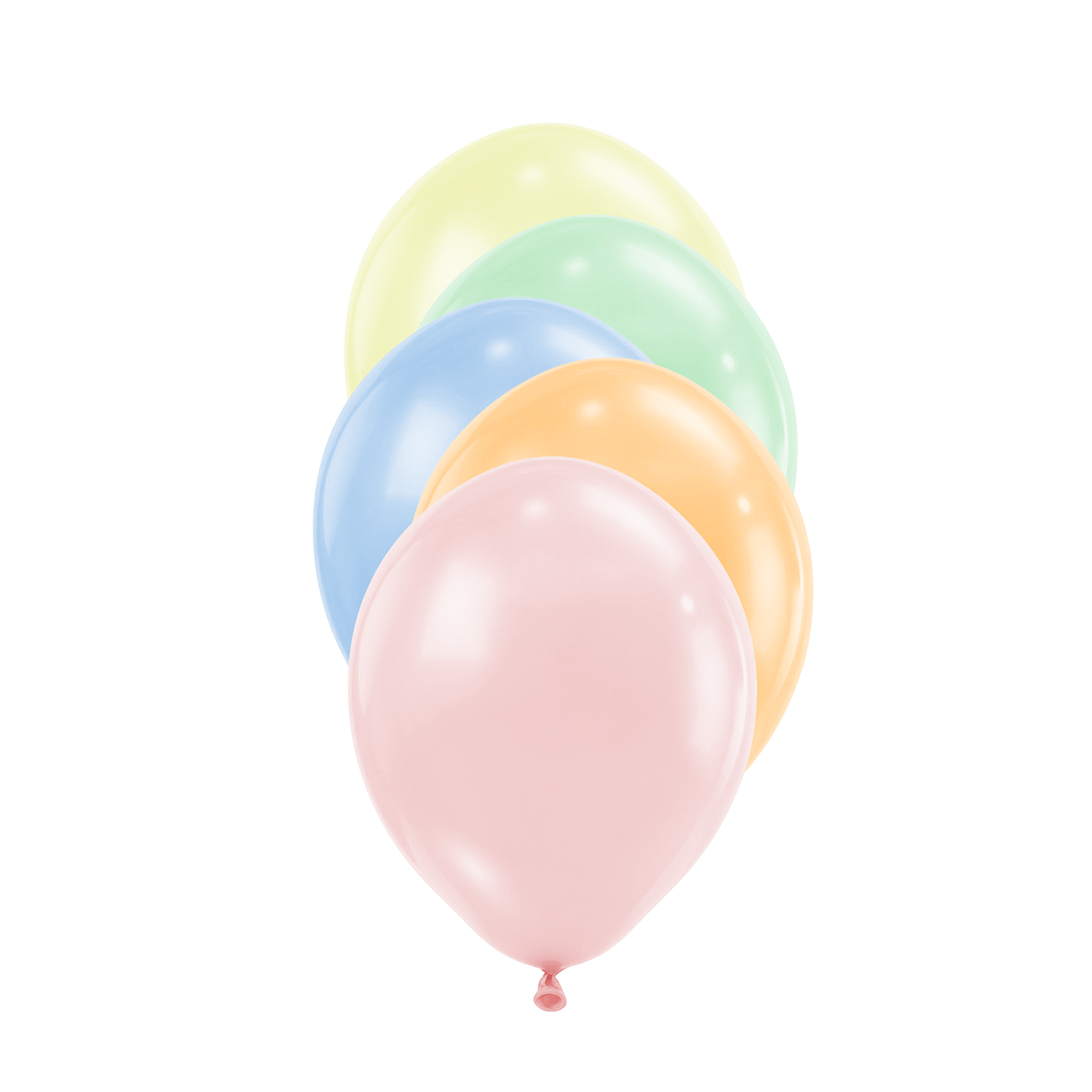 50 ballonnen - Ø12 cm - Pastel Mat Assortiment