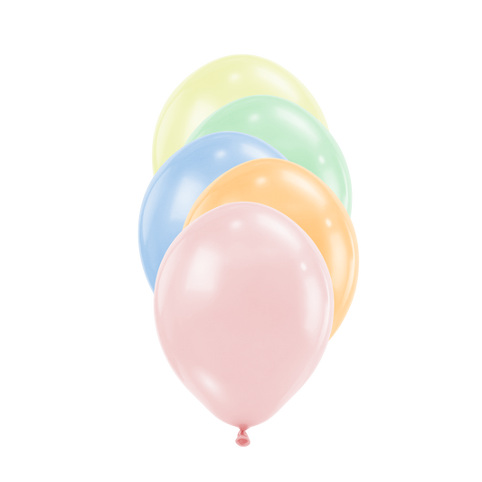50 Ballons - Ø12 cm - Assortiment Pastel Mat