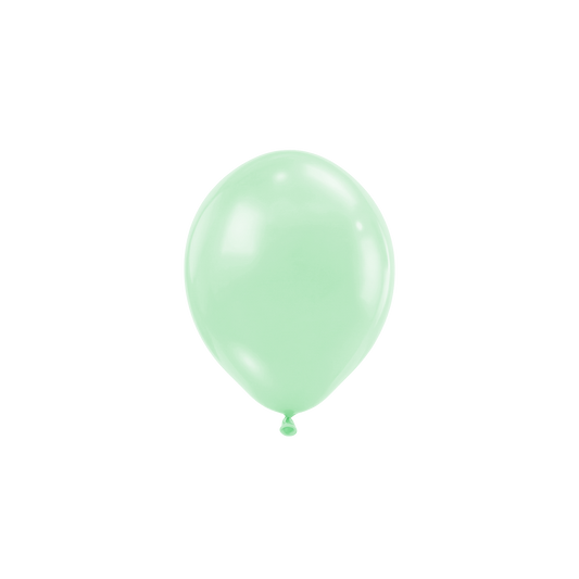 50 ballons de baudruche - Ø12 cm - Vert mat pastel