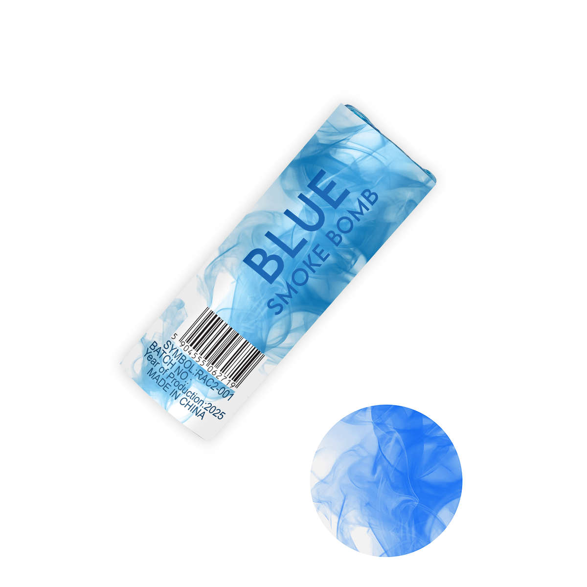 5 fumigènes - Bleu