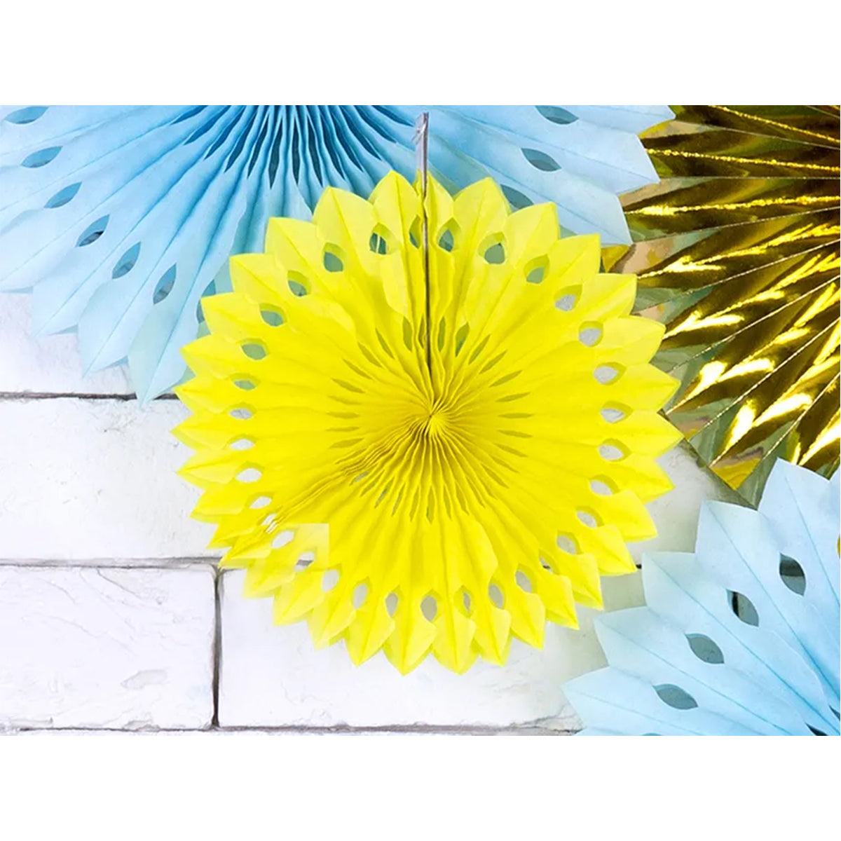 3 rosaces décoratives - Jaune