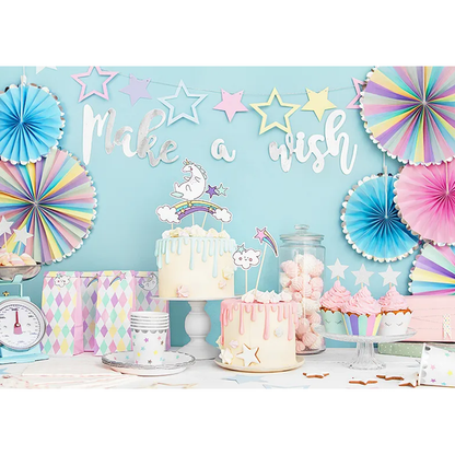 3 Rosettes décoratives - Licorne