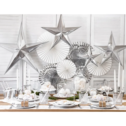 3 rosaces décoratives - Argent