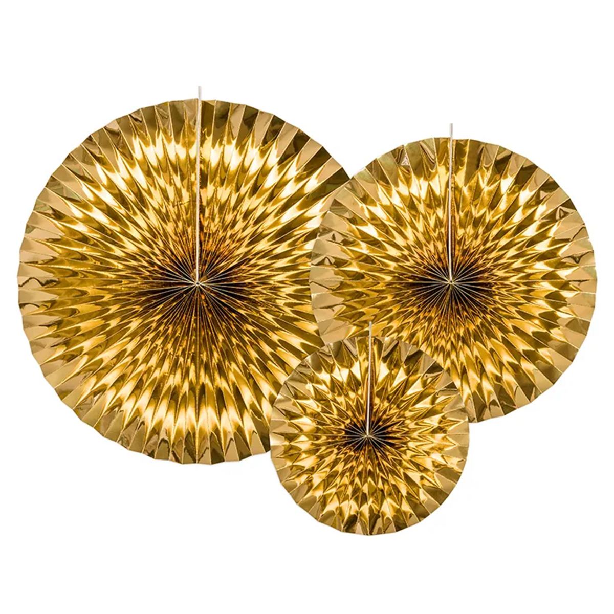 3 rosaces décoratives - Or